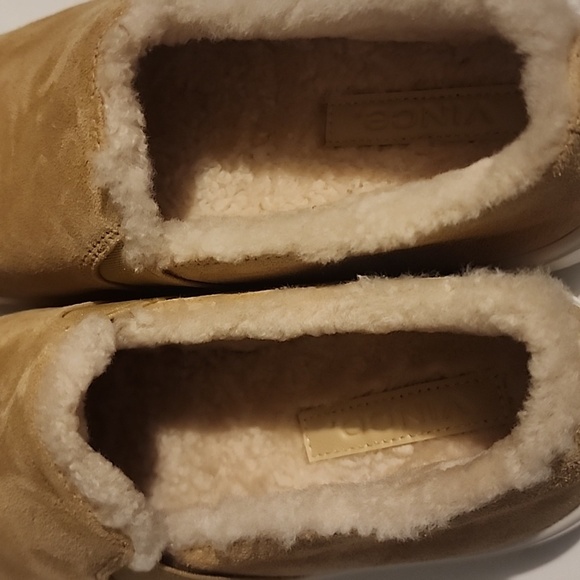 VINCE BLAIR SHIRLING LINED SUED SLIP ON SHOES SIZE 6 - Picture 4 of 6